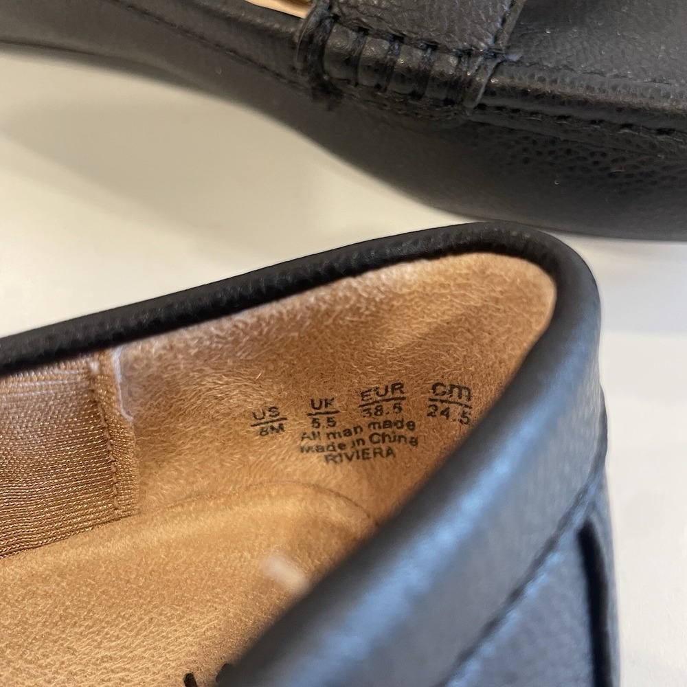 LifeStride Black Riviera Loafers Women's Size 8 Comfort Cushion Supportive Shoes - Picture 4 of 8